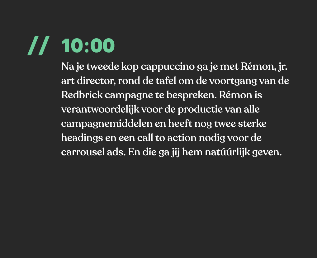 10.00 - dag van de creative lead