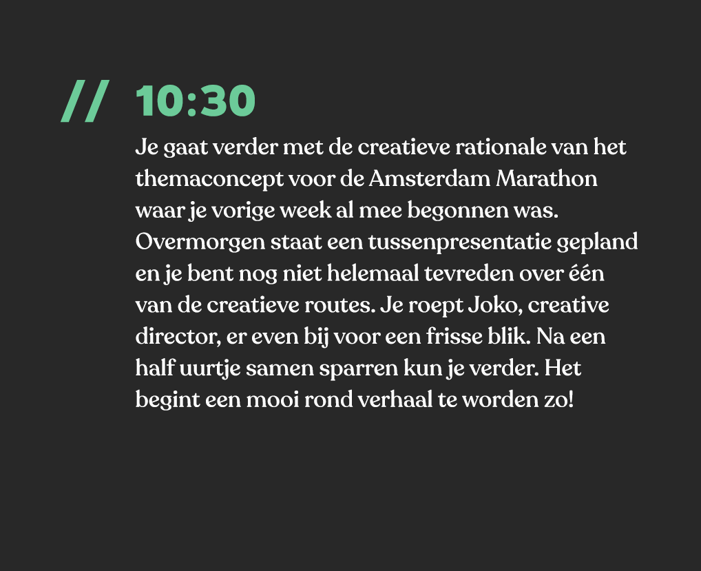 10.30 - dag van de creative lead